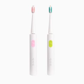 Electric Toothbrush with 3 Modes of Operation, IPX7, and 3 Brush Heads (Option: Pink)