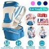 Multifunctional Baby Carrier With Hip Seat, and Head Hood