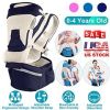 Multifunctional Baby Carrier With Hip Seat, and Head Hood