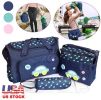 Diaper Bag Set, Baby Napping Changing Shoulder Mummy Bag with Changing Pad