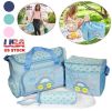 Diaper Bag Set, Baby Napping Changing Shoulder Mummy Bag with Changing Pad