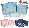 Diaper Bag Set, Baby Napping Changing Shoulder Mummy Bag with Changing Pad