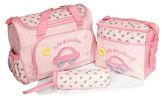 Diaper Bag Set, Baby Napping Changing Shoulder Mummy Bag with Changing Pad