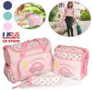 Diaper Bag Set, Baby Napping Changing Shoulder Mummy Bag with Changing Pad