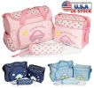 Diaper Bag Set, Baby Napping Changing Shoulder Mummy Bag with Changing Pad