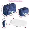 Diaper Bag Set, Baby Napping Changing Shoulder Mummy Bag with Changing Pad