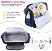 Diaper Bag Set, Baby Napping Changing Shoulder Mummy Bag with Changing Pad