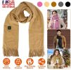 Electric Heated Winter Scarf, Unisex, Soft, and Warm with 3 Heating Modes