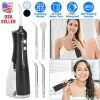 Portable Water Dental Flosser, Rechargeable, IPX7 Waterproof with 4 Modes