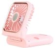 5-In-1 Folding Mini Fan, Hands-free Rechargeable Fan with 3 Speeds