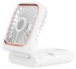 5-In-1 Folding Mini Fan, Hands-free Rechargeable Fan with 3 Speeds