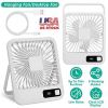 Mini Desktop Cooling Fan, Rechargeable, Battery Powered, Personal Fan