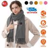 Electric Heated Winter Scarf, Unisex, Soft, and Warm with 3 Heating Modes