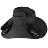 Outdoor Wide Brim Sun Hat With 2 Rechargeable Solar Powered Fans, 3 Speeds