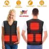 Heat Jacket Vest, 3 Heating Settings, Adjustable with 5 Heating Pads