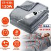 Electric Heated Throw Blanket with 10 Heat Settings, Auto off, Washable