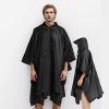 Unisex Hooded Rain Poncho With Pocket For Adults, 3-in-1, Waterproof With Hood