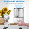 Ultrasonic Air Humidifier, Top Fill with Stepless Adjustable Level, Ultra Quiet