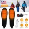 Heated Insoles, Electric Foot Warmers, 3000mAh Rechargeable, for Men/Women