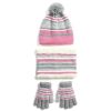 Winter Kids Knitted Hat, Scarf, and Gloves, 3Pcs Boys/Girls Winter Warm