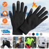 Unisex Winter Knit Gloves, Touchscreen, Outdoor Windproof