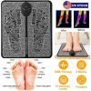 EMS Foot Massage Pad, Stimulator, Relax Muscle Pain with 9 Intensity Levels