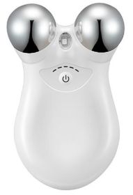 Face Massager, Rechargeable Micro-current, Face Neck Roller with 5 Speeds (Color: White)