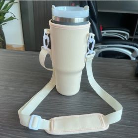 Mug Holder/Carrier, Portable for Outdoor (Color: Apricot)