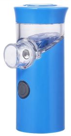 Handheld ultrasonic nebulizer (Color: Blue)