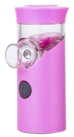 Handheld ultrasonic nebulizer (Color: Pink)