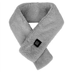 Electric Heated Scarf, USB Heating Neck Wrap, Unisex with 3 Heating Modes (Color: Grey)