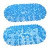 Non-Slip Bath Mat, and Shower Mat, Anti-Bacterial with Suction Cups