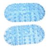 Non-Slip Bath Mat, and Shower Mat, Anti-Bacterial with Suction Cups