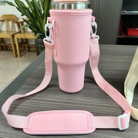 Mug Holder/Carrier, Portable for Outdoor (Color: Pink)