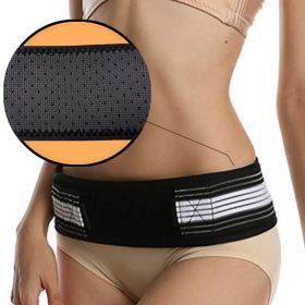 Double-reinforced Pelvic Repair Orthosis Protective Belt (Size: 140x9cm, Style: With Vents)