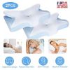 Memory Foam Pillow, Neck Support, Pain Relief, Ergonomic Contour Orthopedic