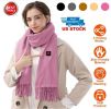 Electric Heated Winter Scarf, Unisex, Soft, and Warm with 3 Heating Modes