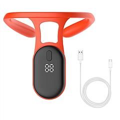 Intelligent Posture Corrector, Back Posture Trainer with Vibrating Reminder (Color: Orange)