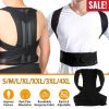 Unisex Back Posture Corrector Lumbar Upper Back Clavicle Shoulder Brace Belt