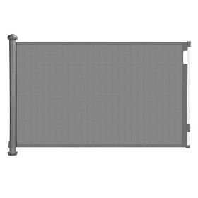 Retractable Baby, Dog Safety Gate, 58.3in Extra Wide, Stair Gate (Color: Grey)