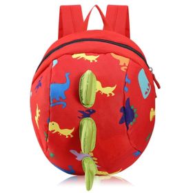 Safety Harness Child Strap, Toddler Backpack with Anti-Lost Leash (Color: Red)