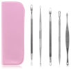 Blackhead Remover Kit, Pimple Extractor Tool Set, Stainless Steel, Facial Acne