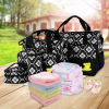 Baby Nappy Diaper Bags Set, Diaper Shoulder Bags with Nappy Changing Pad