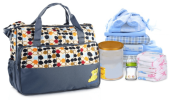 Baby Nappy Diaper Bags Set, Diaper Shoulder Bags with Nappy Changing Pad