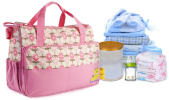 Baby Nappy Diaper Bags Set, Diaper Shoulder Bags with Nappy Changing Pad