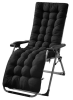 Thick Cushion Chaise Lounger, Deck Recliner Chair