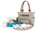 Baby Nappy Diaper Bags Set for Mom/Dad, Multifunctional with Bottle Bag