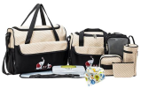 Baby Nappy/Diaper Bags Set, Multifunctional Shoulder Bags, 11Pcs for Mom/Dad