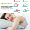 Bamboo Memory Foam Pillow, Hypoallergenic for Head, and Neck with Washable Cover