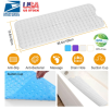 Bath Tub, and Shower Mat, Non-Slip, Anti-Bacterial with Suction Cups, Washable